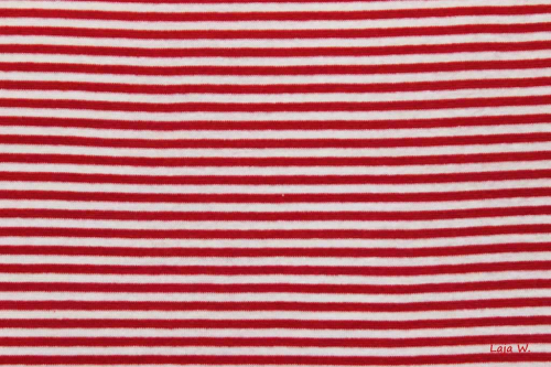 Feinstrickbündchen Stenzo rot/weiß (10 cm)
