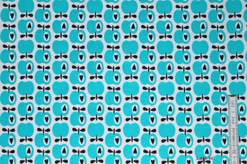 Preview: Jersey Simply Apples weiß (10 cm)