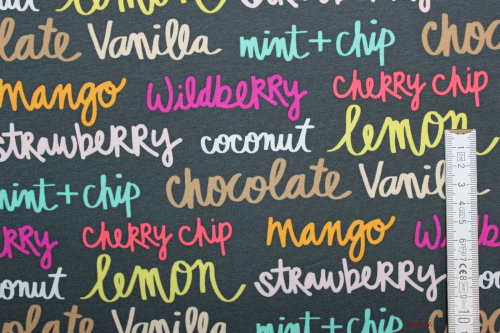 Preview: Flavor of the Day in Knit grau/bunt (10 cm)