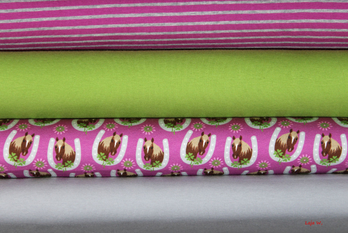 Preview: Jersey Campan erika/grau-meliert (10 cm)