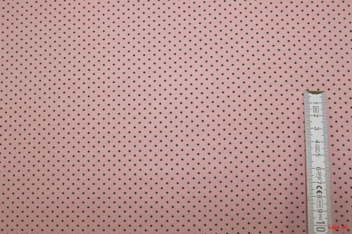 Preview: Jersey Punkte Mini lachsrosa (10 cm)