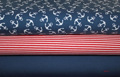 Preview: Sommersweat unangerauht jeansblau (10 cm)