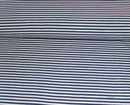 Ringeljersey dunkelblau/weiß (10 cm)
