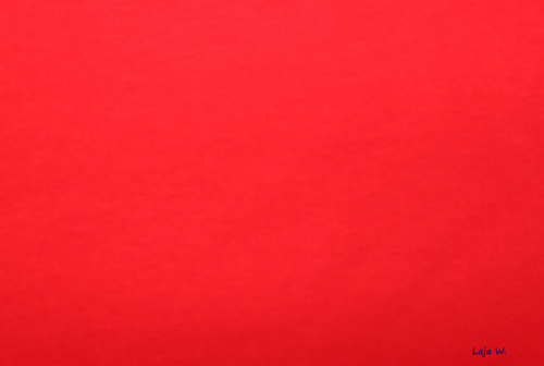 Sommersweat angerauht rot (10 cm)