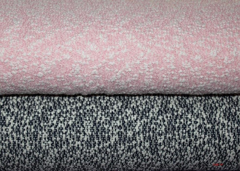 leichter Strickstoff rosa creme (10 cm)