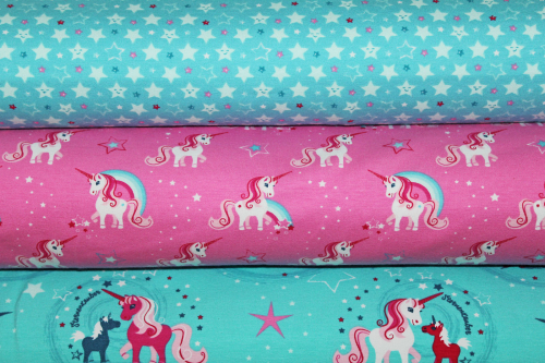 Preview: Jersey Zauberwesen kräftiges rosa (10 cm)