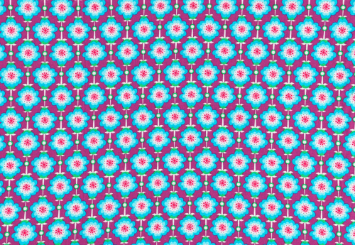 Baumwolle Poppy Parade lila (10 cm)