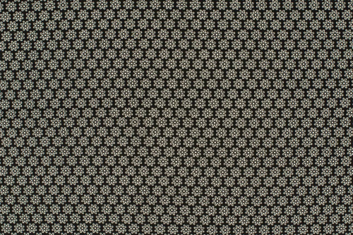 Baumwolle Blümchenmeer schwarz (10 cm)