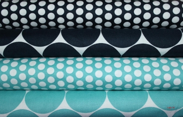 Baumwolle Fresh Dots klein mint (10 cm)