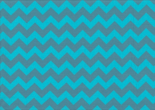 Jersey Chevron türkis/petrol (10 cm)