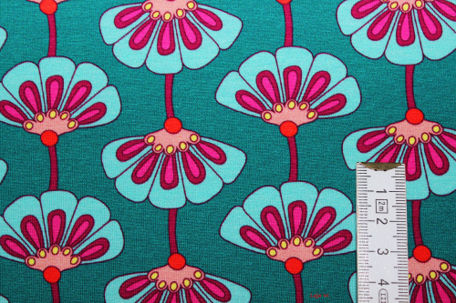 Preview: Jersey Allegria Amore grünpetrol (10 cm)