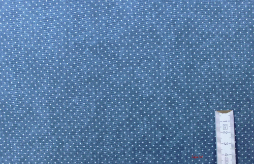 Preview: Jeansstoff Hilco Jeansstory Minipunkte mittelschwer (10 cm)
