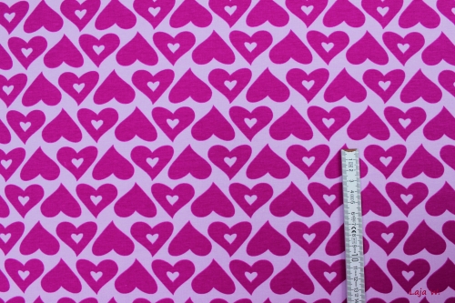 Jersey Hearts pink (10 cm)