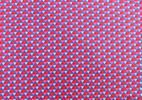 Baumwolle Fly Mini Hex blau (10 cm)