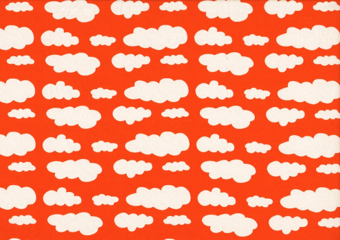 Jersey Wolkenhimmel orange (10 cm)