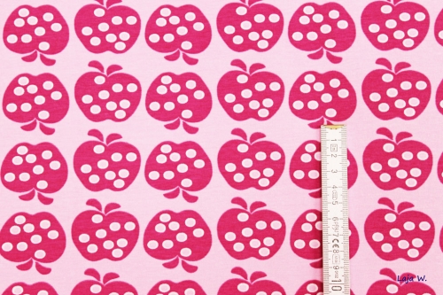 Preview: Jersey Äpfel pink (10 cm)