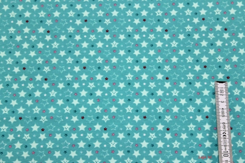 Preview: Jersey "Sternenglück" gedecktes mint (10 cm)