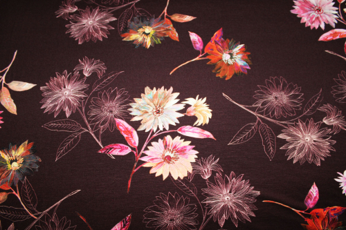 Viskose-Jersey "Fredrika" braun (10 cm)