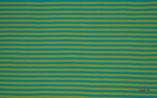 Bündchen Hilco türkis/ lime (10 cm)