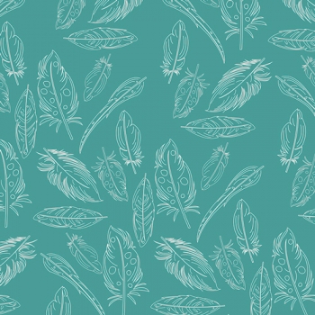 Preview: Designerbaumwollstoff Panache Fresco dunkelmint (10 cm)