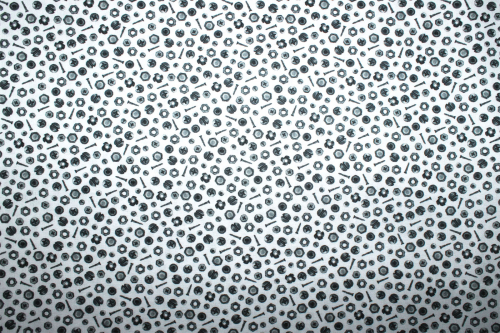 Preview: Designerbaumwollstoff On the Road Schraubenzubehör (10 cm)