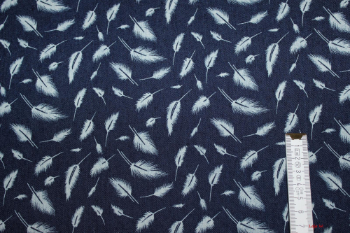 Preview: Jeans Federn dunkelblau (10 cm)