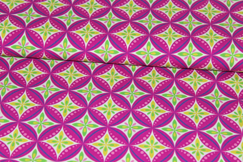 Baumwolle My Aunties Anna blau/beere/grün   (10 cm)