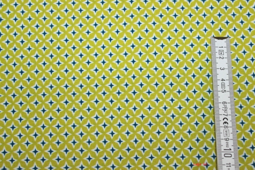 Preview: Baumwolle Emilie  dunkelpetrol/grün usw. (10 cm)