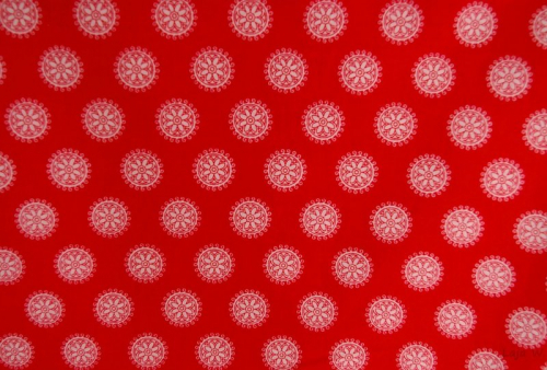 Stoff Blümchenornamente (10 cm)