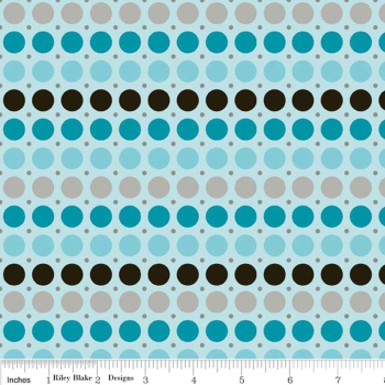 Preview: Stoff Andrea Victoria Punkte (10 cm)