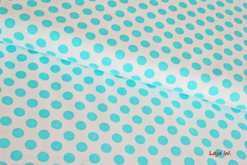 Preview: Designerbaumwollstoff Dots (10 cm)
