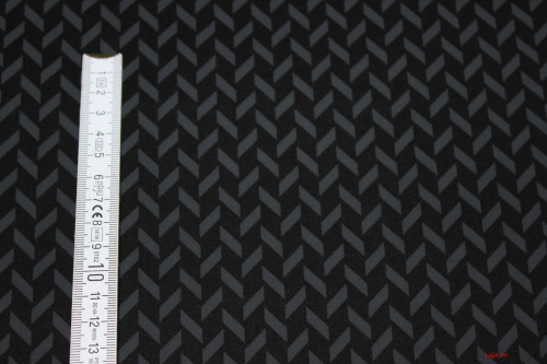 Preview: Designerbaumwolle grafisches Muster (10 cm)