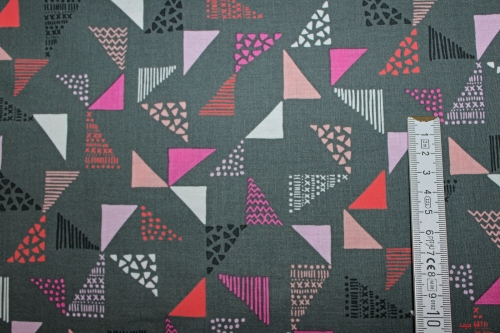 Preview: Designerbaumwolle Just Right  grau (10 cm)