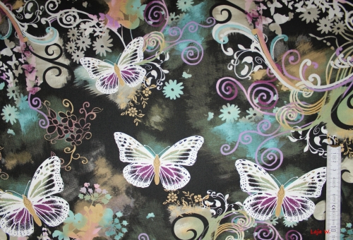 Designerbaumwolle Filigree Flutter (10 cm)