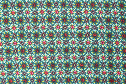 Jersey Streublumenmuster (10 cm)