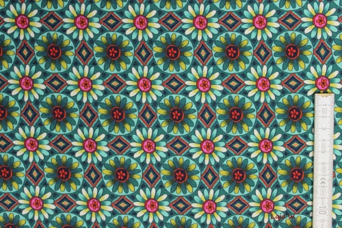 Preview: Jersey Streublumenmuster (10 cm)