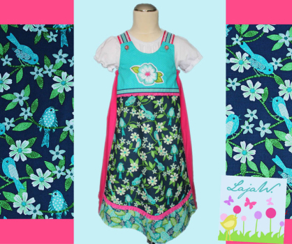 Preview: Designerstoff Blätter (10 cm)