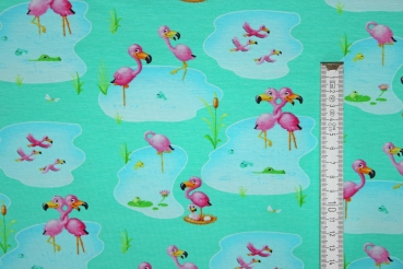 Preview: Jersey Flamingo Life mint (10 cm)