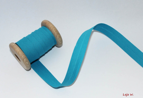 Schrägband türkis (1 m)