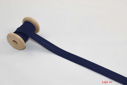Schrägband dunkelblau (1 m)