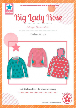 Schnittmuster Big Lady Rose