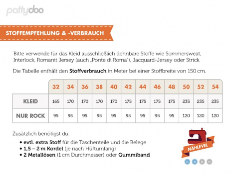 Preview: Schnittmuster Sweatkleid Carol