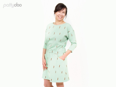 Preview: Schnittmuster Sweatkleid Carol