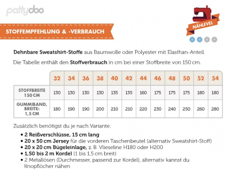 Preview: Schnittmuster Jogginghose Roxie