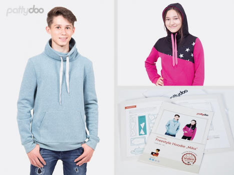 Schnittmuster Freestyle Hoodie Mika