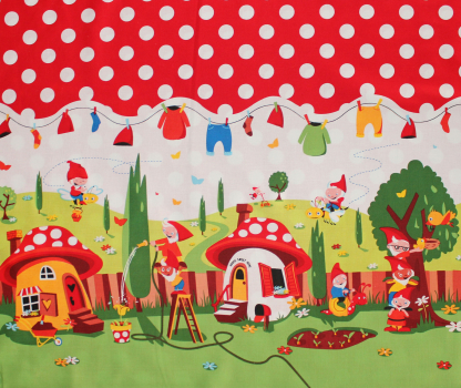 Designerbaumwollstoff Gnomville Rapport (57 cm)