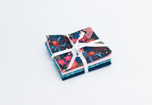 Bahia Stoffpaket (Fat Quarter) mit Endlosreißverschluss