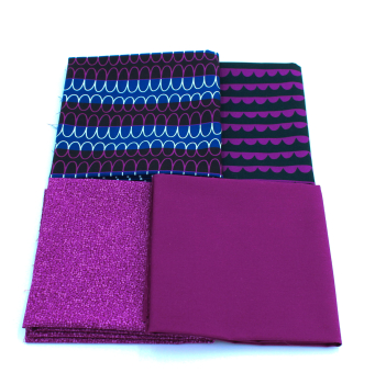 Night Rainbow Stoffpaket (Fat Quarter) mit Endlosreißverschluss