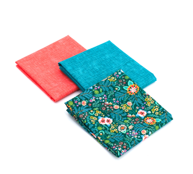 Faraway Florals cypress Stoffpaket (Fat Quarter) mit Endlosreißverschluss