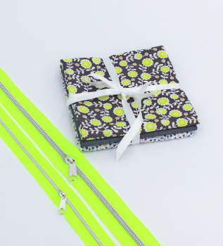 Inflorescence Stoffpaket (Fat Quarter) mit Endlosreißverschluss